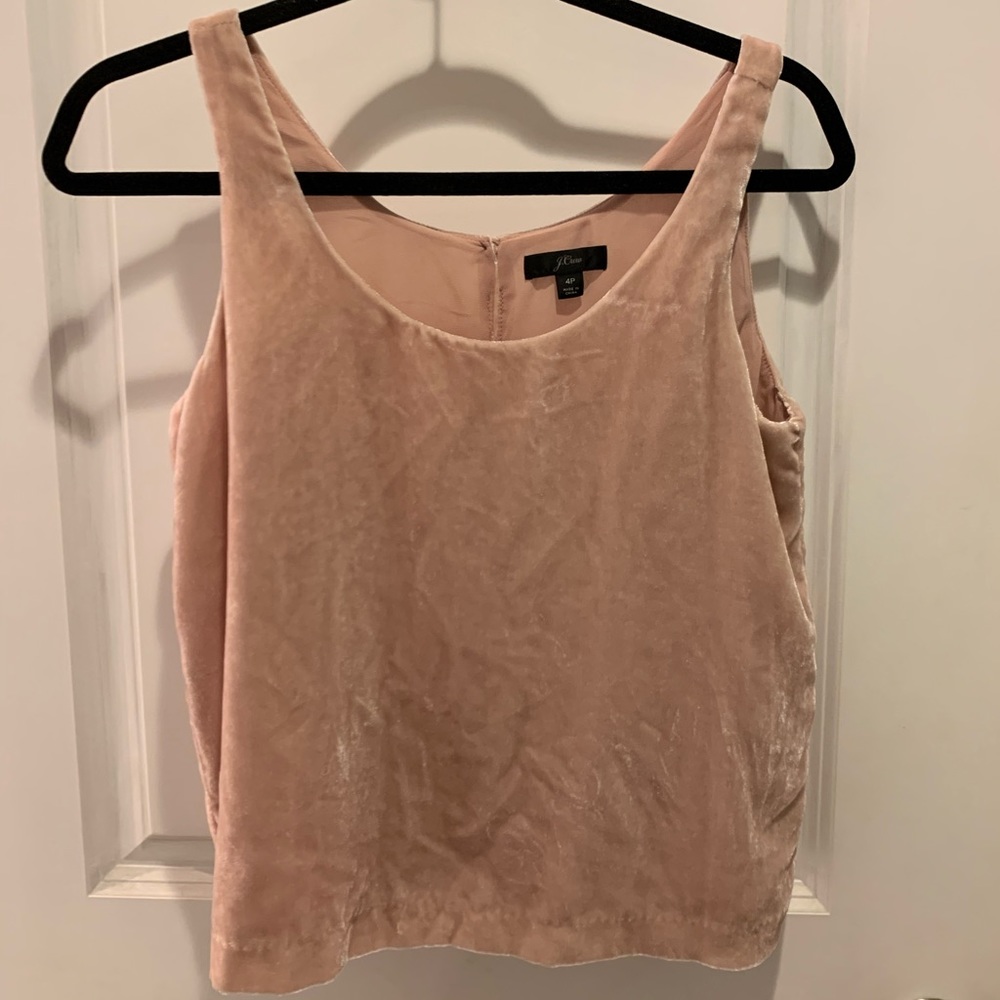 Jcrew velvet tank